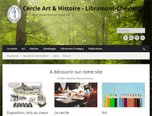 Tablet Screenshot of cercle-art-histoire-libramont-chevigny.be
